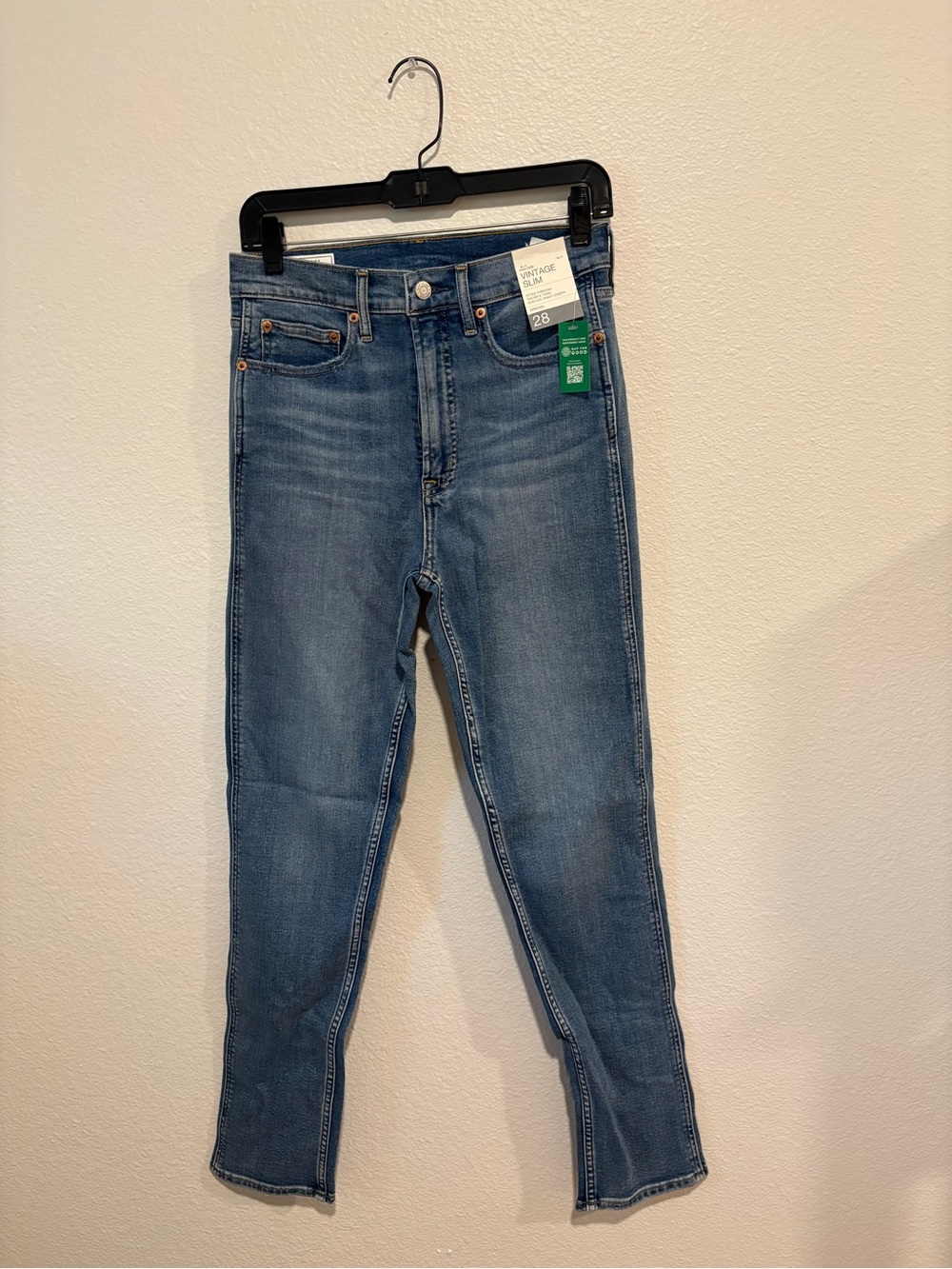 GAP Vintage Slim High-Rise Medium Blue Women’s Jeans